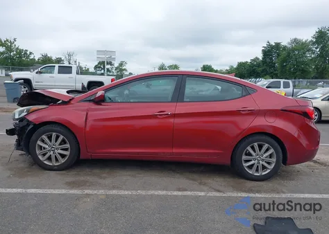 2016 Hyundai Elantra Se from USA, damaged, VIN 5NPDH4AE0GH723114